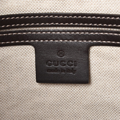 Gucci GG Supreme Monogram Medium Flat Messenger Bag Dark Brown 7 of 10