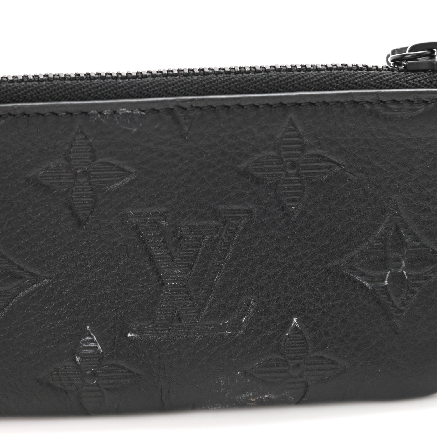 Louis Vuitton Calfskin Monogram Shadow Duo Messenger Black 10 of 11