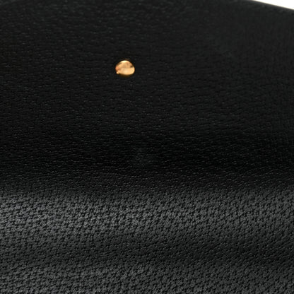 Gucci Textured Calfskin Bee Star Print Small Sylvie Shoulder Bag Black 11 of 13