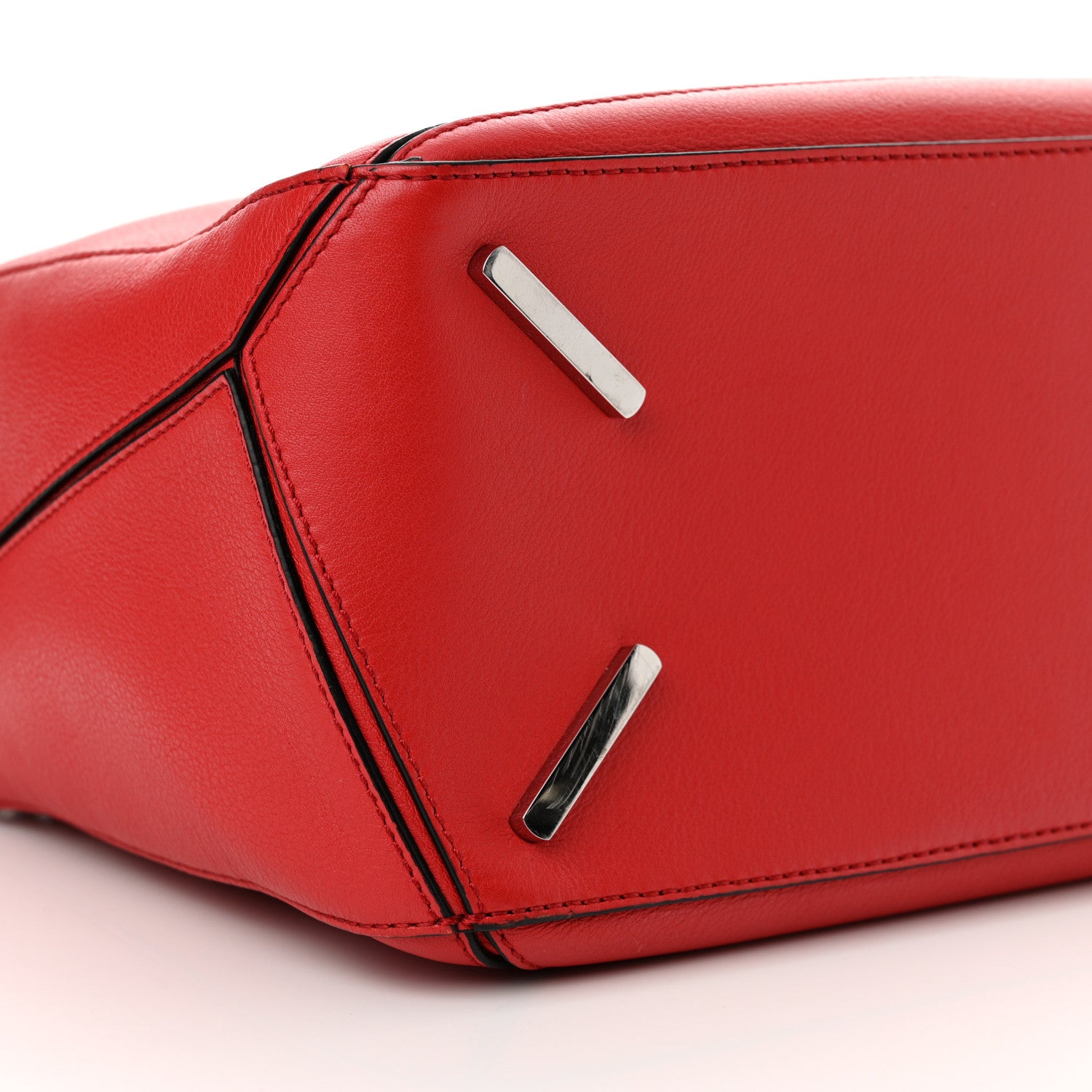 Loewe Calfskin Medium Puzzle Bag Scarlet 9 of 12
