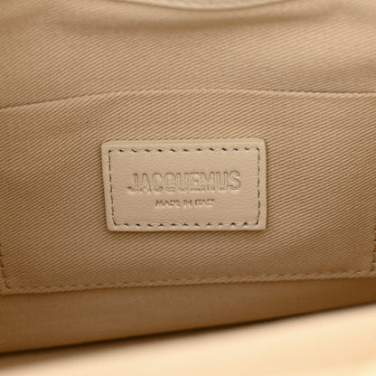 Jacquemus Smooth Calfskin La Pochette Rond Carre Light Ivory 6 of 10