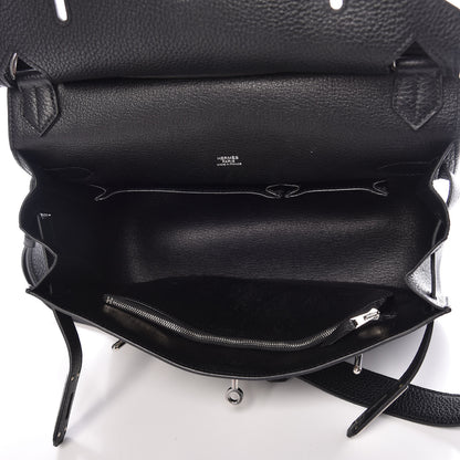 Hermes Taurillon Clemence Jypsiere 31 Black 5 of 13