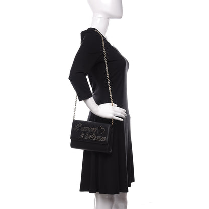 Dolce & Gabbana L'Amore Bellezza Chain Wallet Black 2 of 10