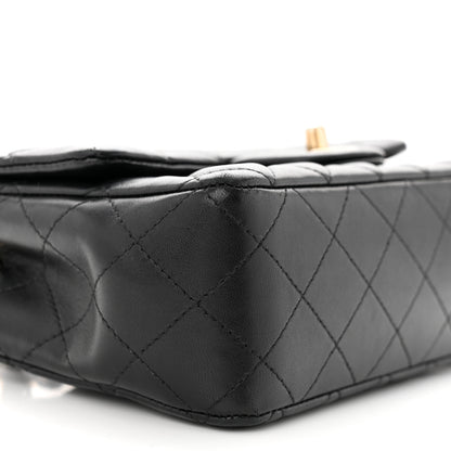 Chanel Lambskin Quilted Mini Rectangular Flap Black 9 of 11