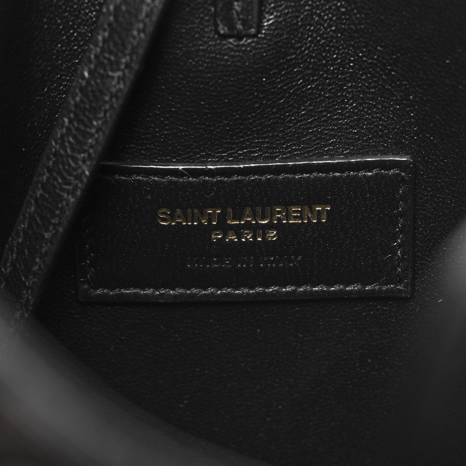 Saint Laurent Patent Calfskin Rendez-Vous Hobo Black 7 of 11