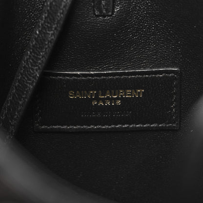 Saint Laurent Patent Calfskin Rendez-Vous Hobo Black 7 of 11