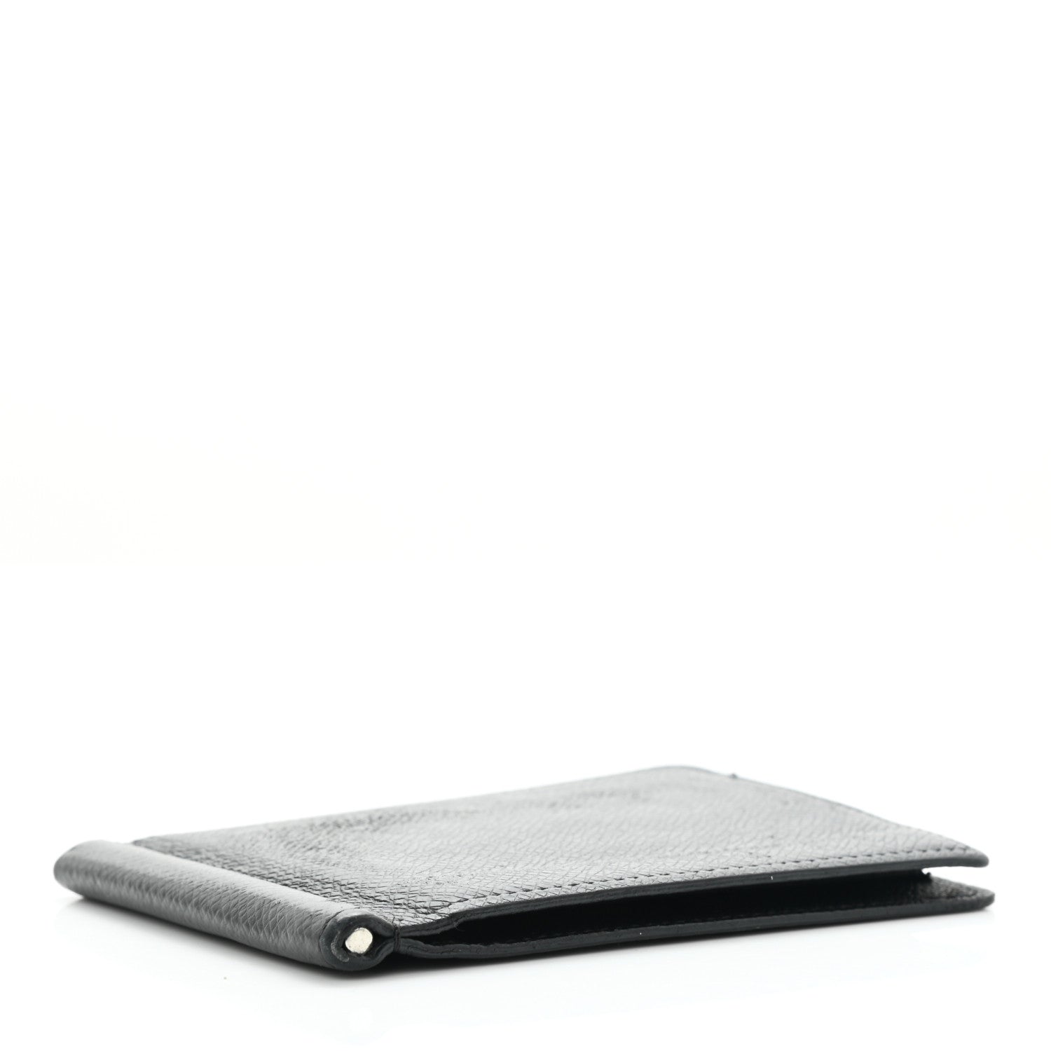 Louis Vuitton Taiga Bi-Fold Money Clip Wallet Black 4 of 7