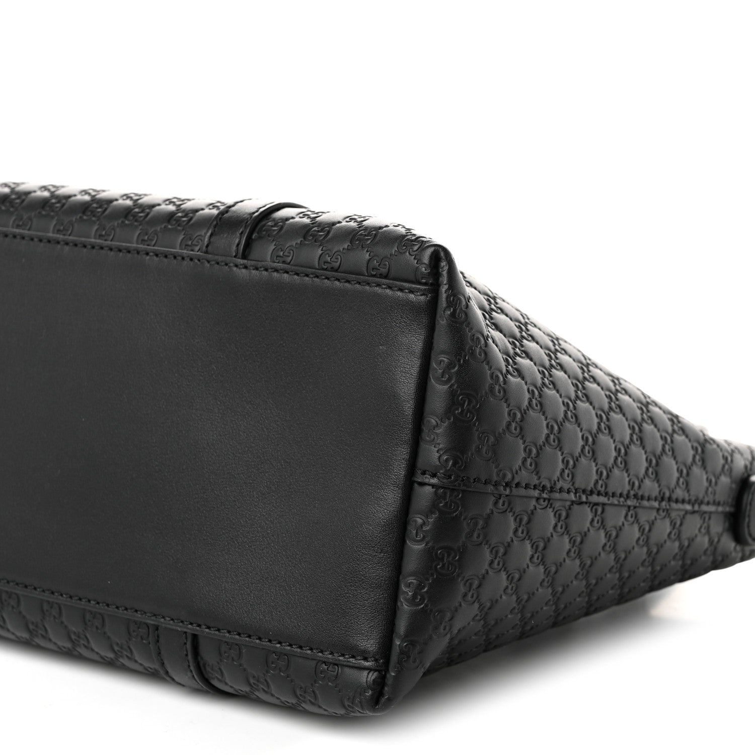 Gucci Soft Microguccissima Small Zippered Satchel Black 9 of 9