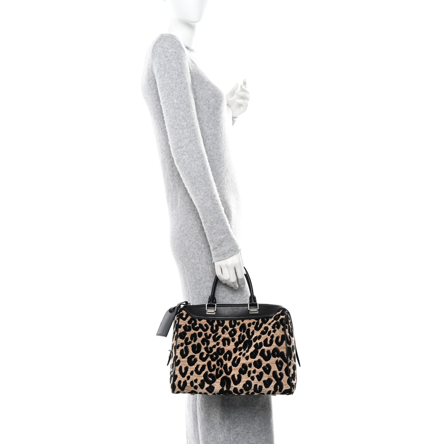 Jacquard Velvet Leopard Print Stephen Sprouse Speedy