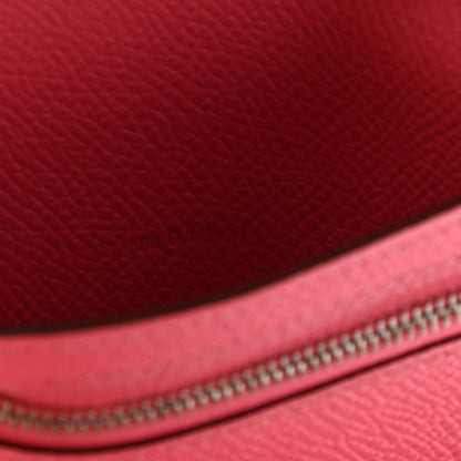 Hermes Epsom Verso Bearn Compact Wallet Orange Rose Azalea 7 of 7