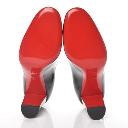 Christian Louboutin Patent Cadrilla 70 Pumps 37 Black 7 of 8