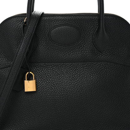 Hermes Taurillon Clemence Bolide 31 Black 8 of 10