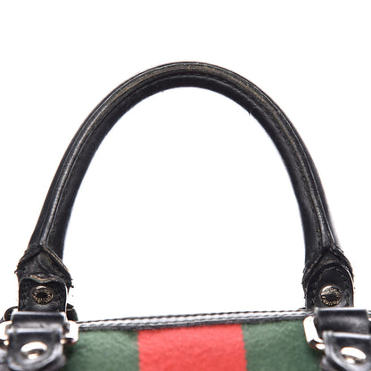 Gucci Imprime Monogram Web Carry On Duffle Bag Black 14 of 19