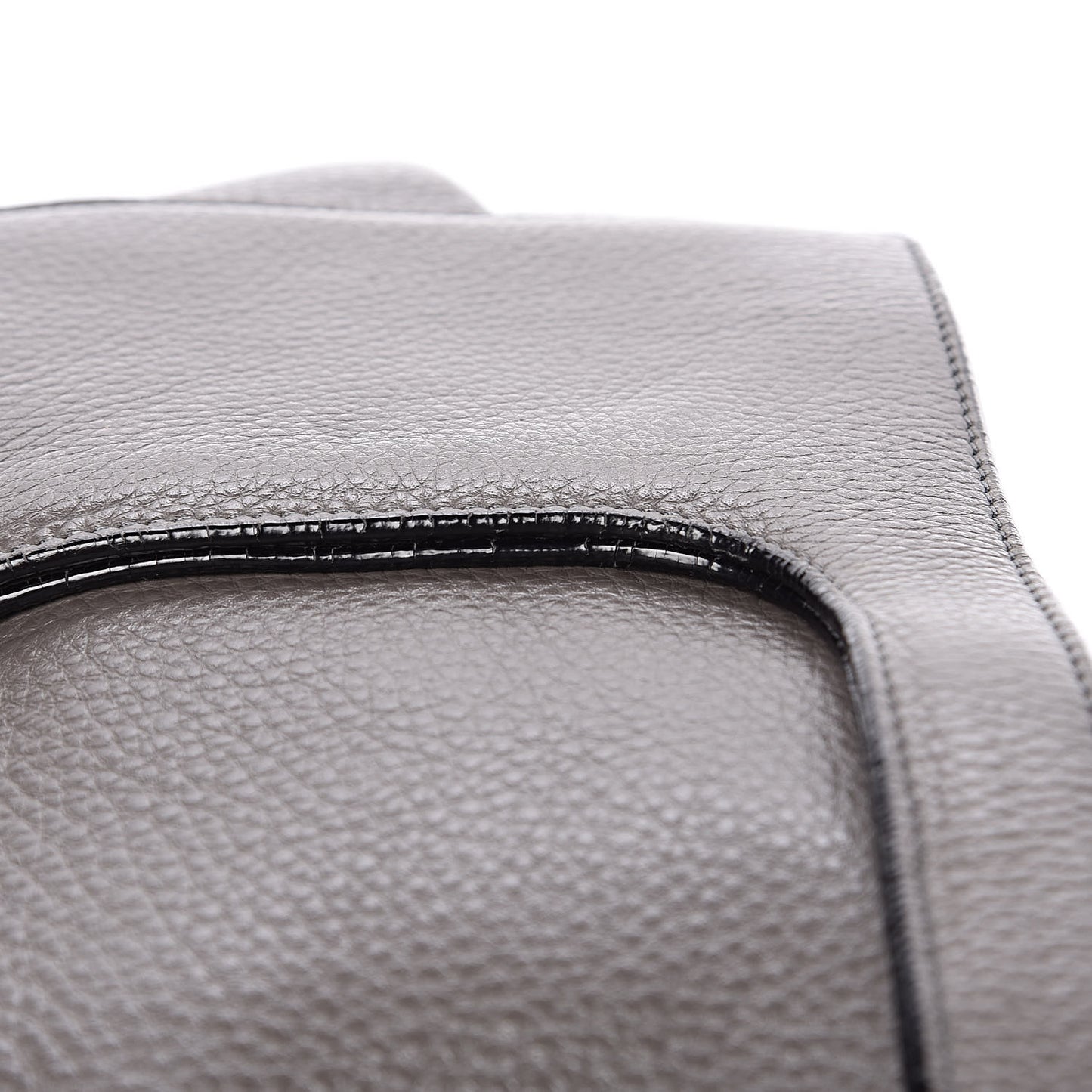 Calfskin Large Alix Padlock Zip Shoulder Bag Graphite