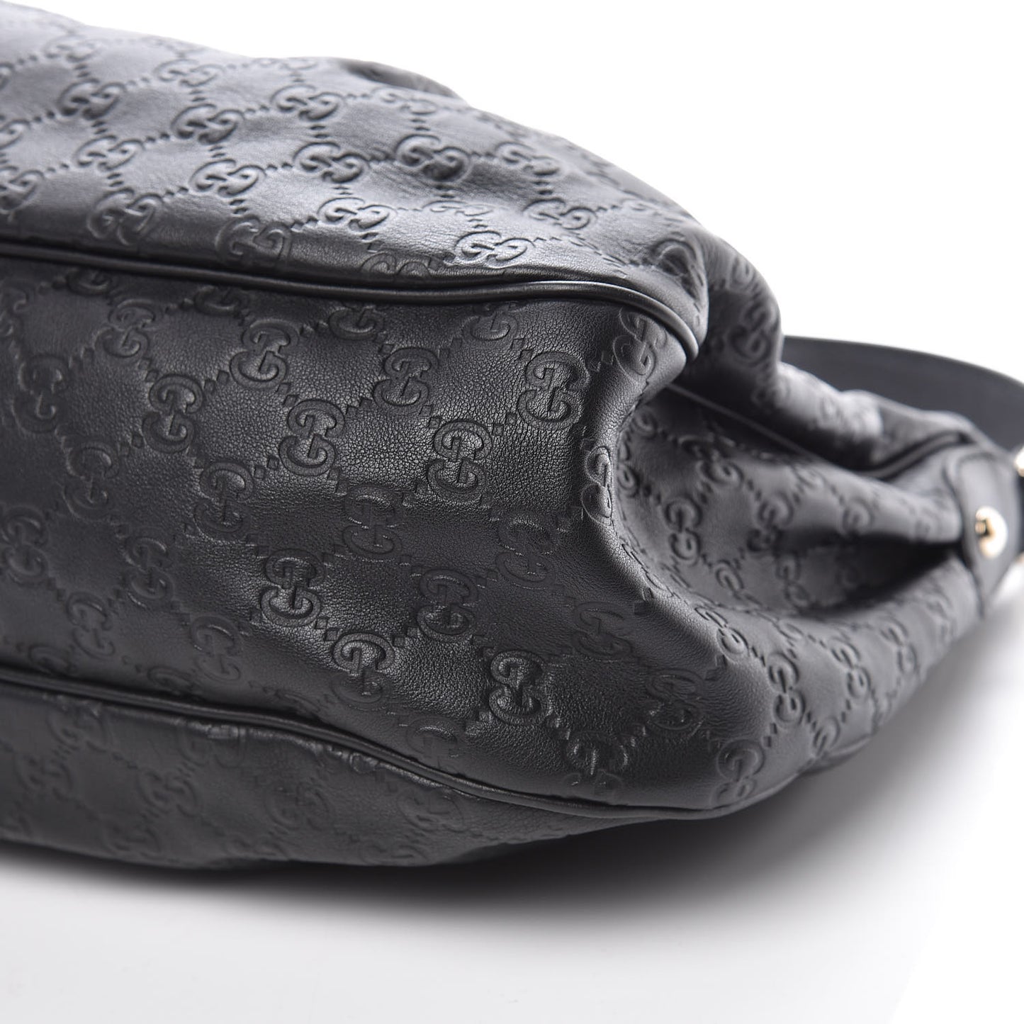 Guccissima Medium Sukey Hobo Black