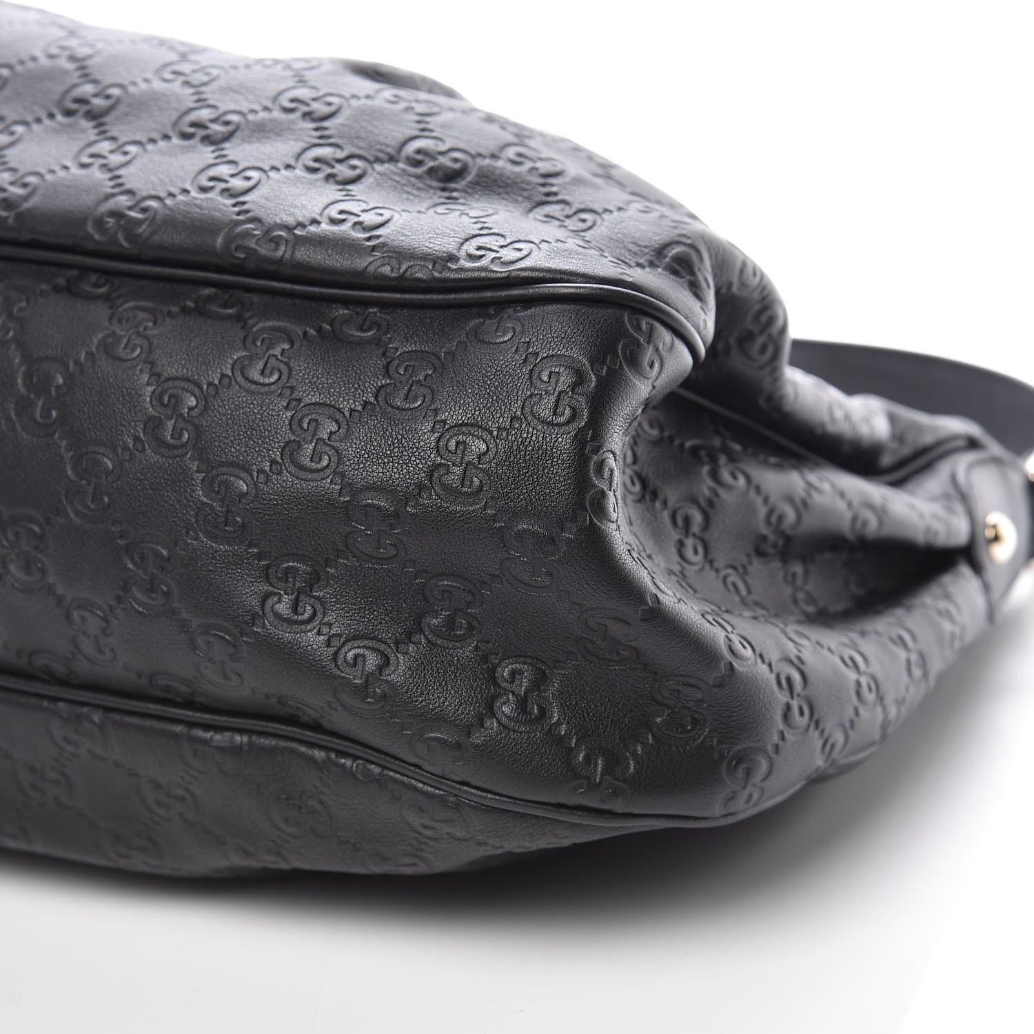 Gucci Guccissima Medium Sukey Hobo Black 6 of 9