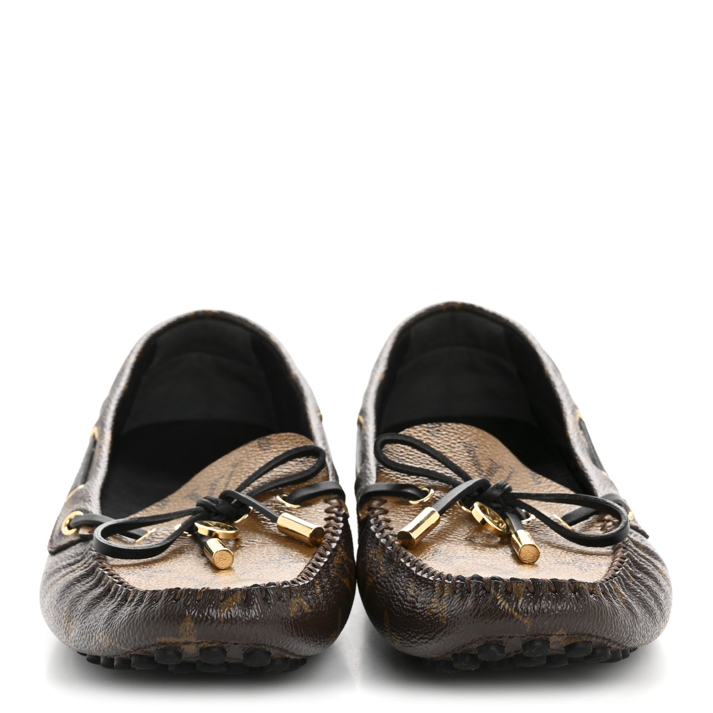 Patent Monogram Gloria Loafers 38.5