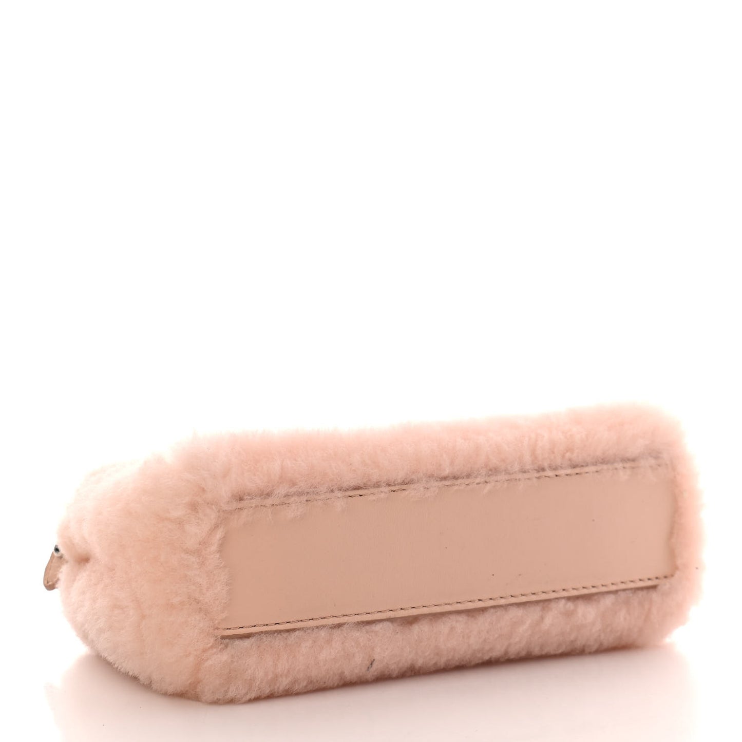 Shearling Shiny Nappa Micro Peekaboo Iconic Satchel Light Rose