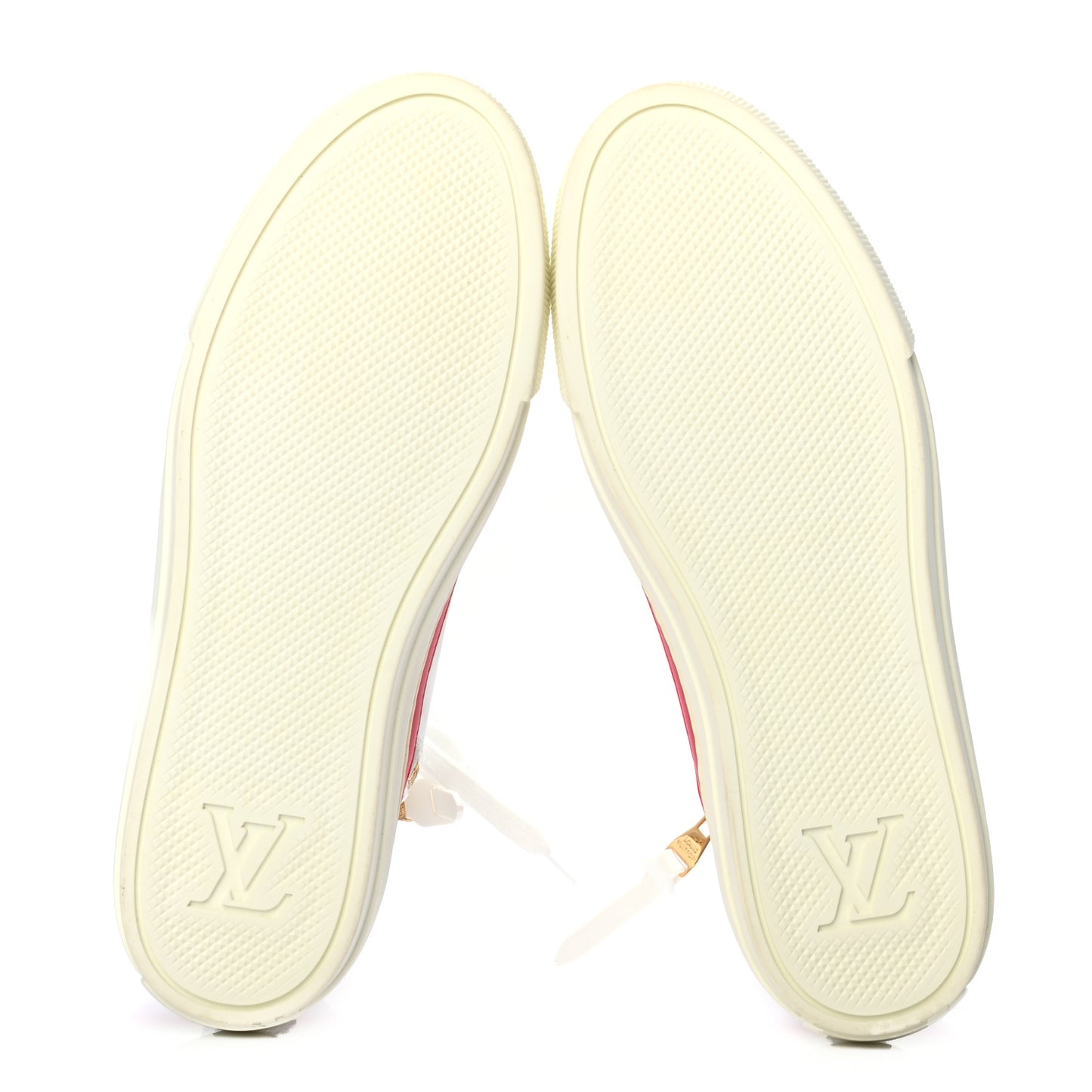 Calfskin LV Stellar Sneaker Boots 37 White Framboise