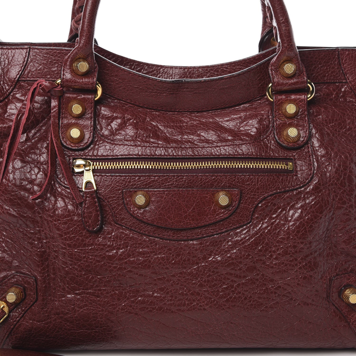 Balenciaga Agneau Giant 12 Gold Hardware City Rouge Cerise 8 of 15
