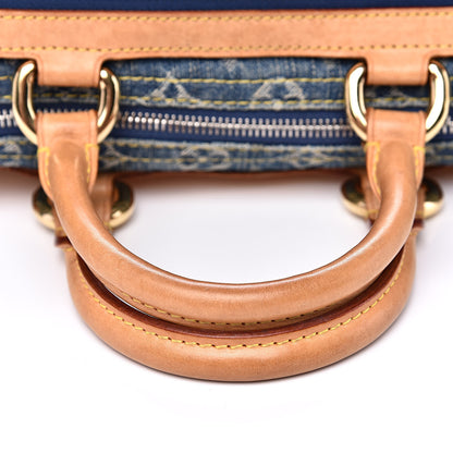 Louis Vuitton Monogram Denim Neo Speedy Blue 8 of 14