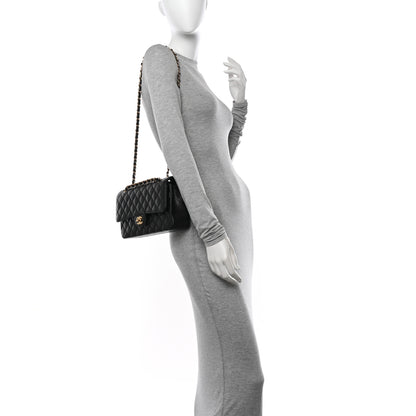 Chanel Caviar Quilted Medium Double Flap Black 2 of 10