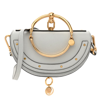 Chloe Calfskin Small Nile Bracelet Minaudiere Bag Airy Grey 1 of 11