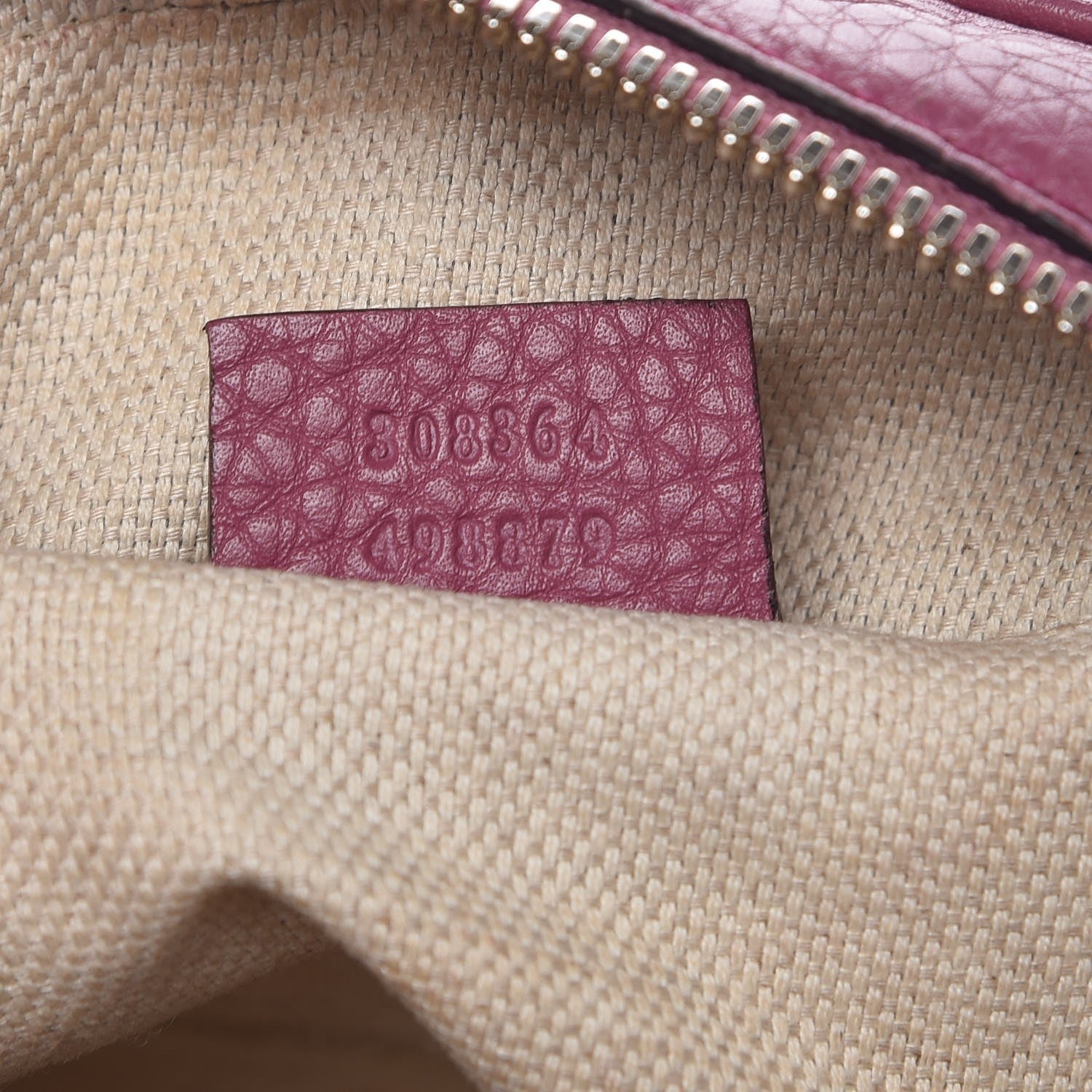 Gucci Pebbled Calfskin Small Soho Disco Bag Peonia Flower 7 of 9