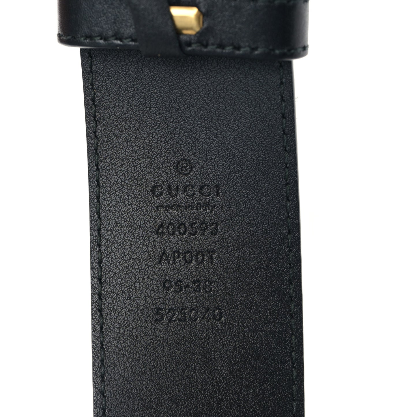 Calfskin Double G 40mm Belt 95 38 Black