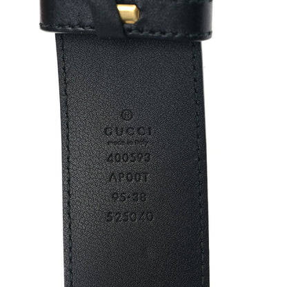 Gucci Calfskin Double G 40mm Belt 95 38 Black 3 of 4