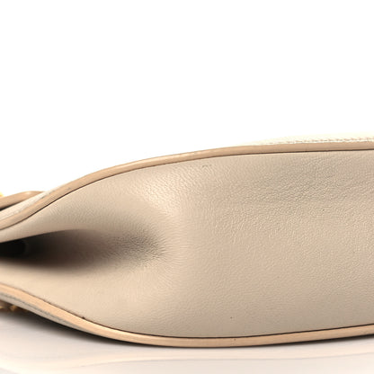 Chloe Calfskin Embossed Small Drew Shoulder Bag Abstract White 9 of 13