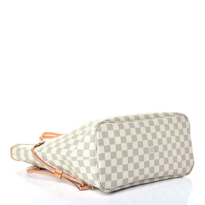 Louis Vuitton Damier Azur Neo Neverfull MM Rose Ballerine 6 of 20