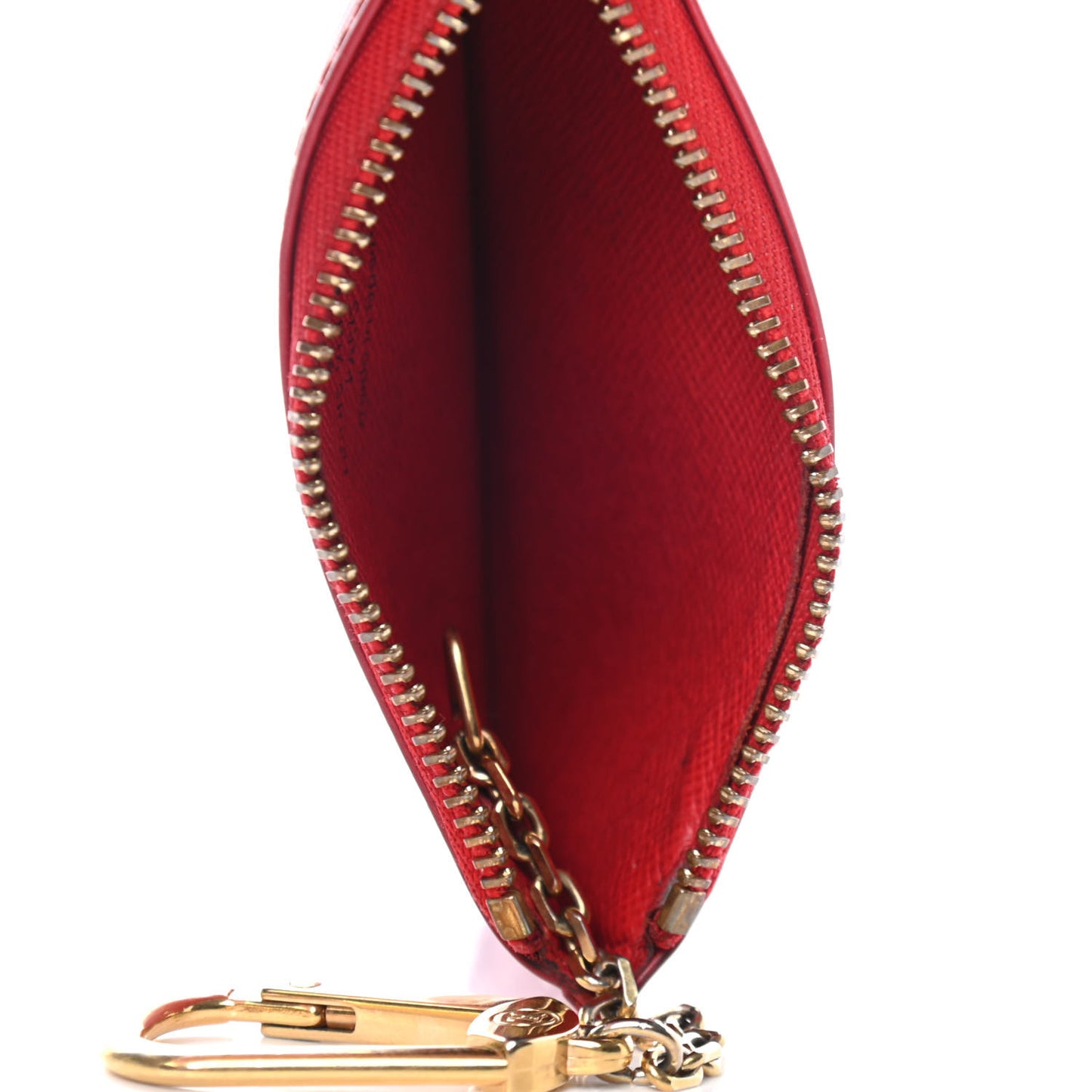 Epi Key Pouch Castillan Red