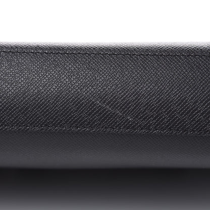 Louis Vuitton Taiga Anton Soft Briefcase Black 9 of 13