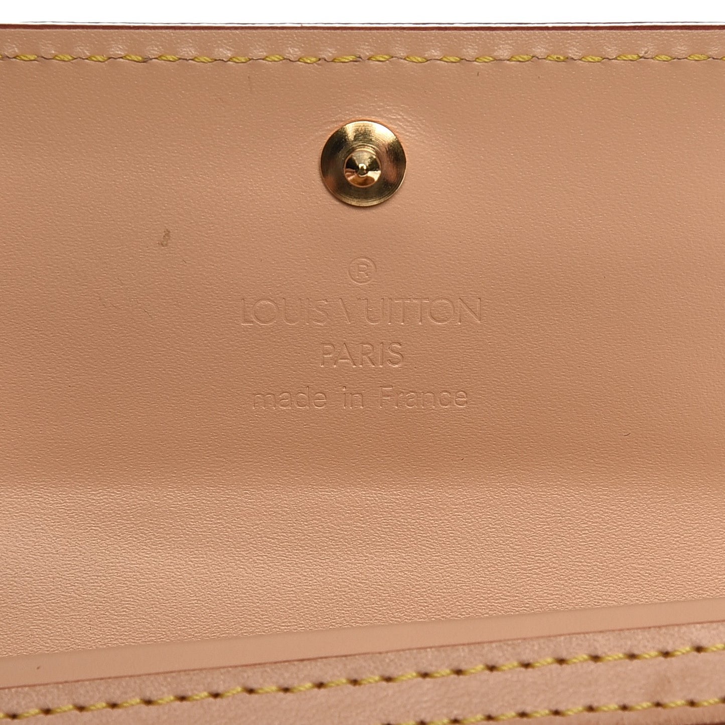 Monogram Multicolor Porte-Monnaie Plat Coin Purse White