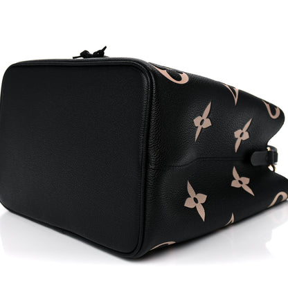 Louis Vuitton Empreinte Monogram Giant Neonoe MM Black Beige 9 of 10