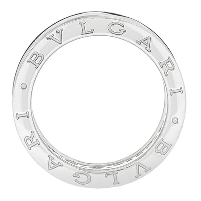 Bulgari 18K White Gold Diamond B.Zero1 Pave Ring 54 6.75 4 of 5