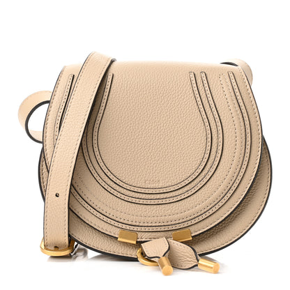Chloe Calfskin Mini Marcie Round Crossbody Bag Root Beige 1 of 8