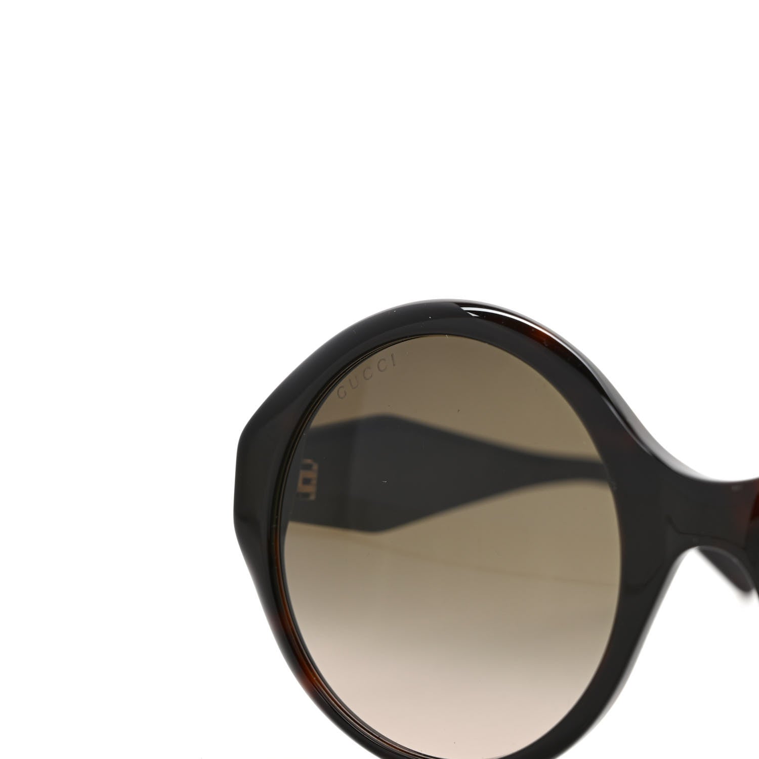 Gucci Acetate Round Frame Sunglasses GG0797S Tortoise 5 of 8