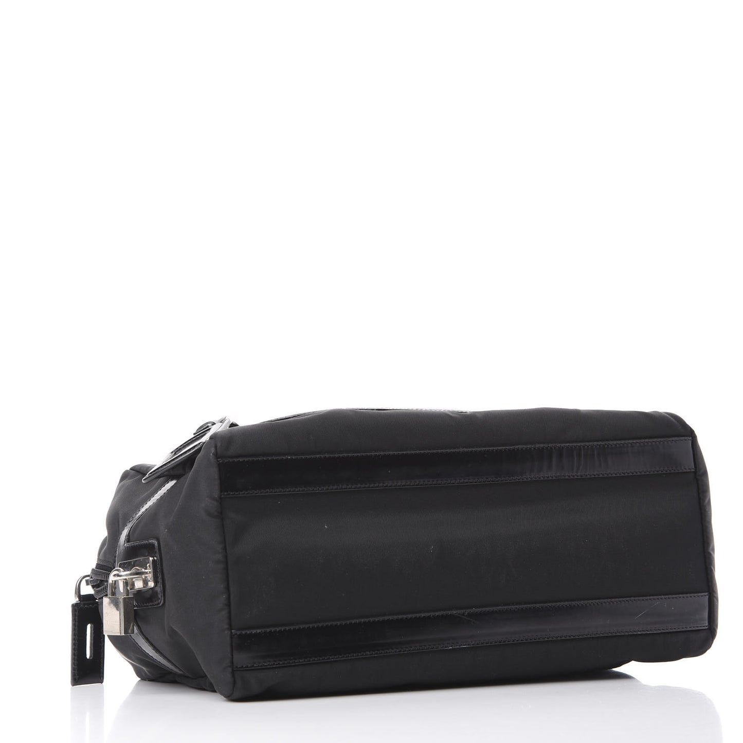 Tessuto Nylon Logo Shoulder Bag Black