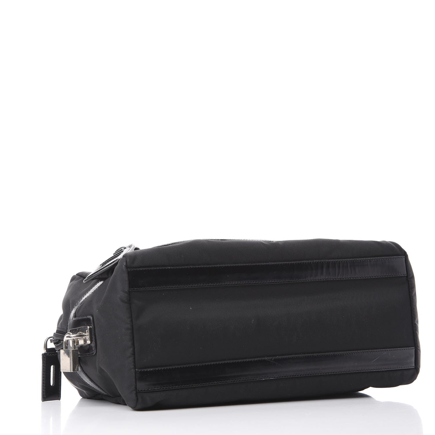 Prada Tessuto Nylon Logo Shoulder Bag Black 3 of 10