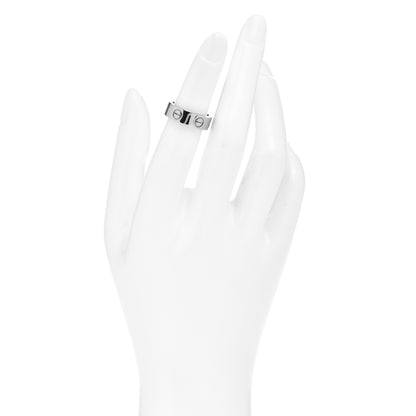 Cartier 18K White Gold 5.5mm LOVE Ring 48 4.5 2 of 4