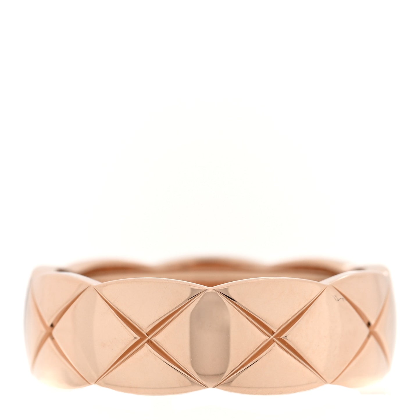 18K Beige Gold Small Coco Crush Ring 56 7.5