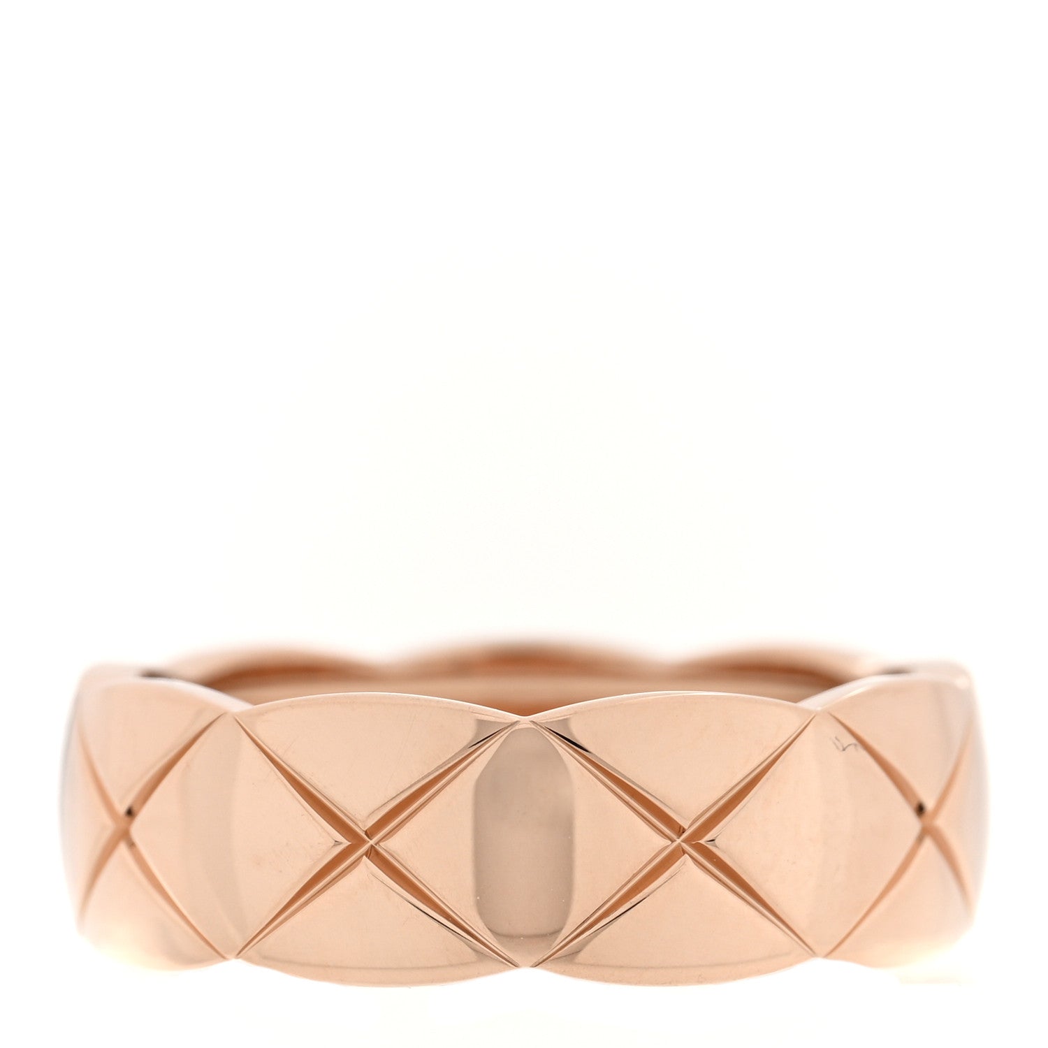 Chanel 18K Beige Gold Small Coco Crush Ring 56 7.5 3 of 5