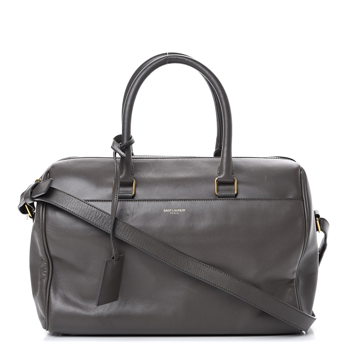 Saint Laurent Calfskin Classic Duffle 6 Earth 1 of 23