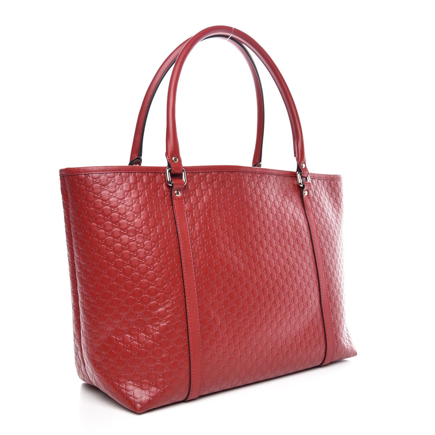 Microguccissima Medium Joy Tote Red