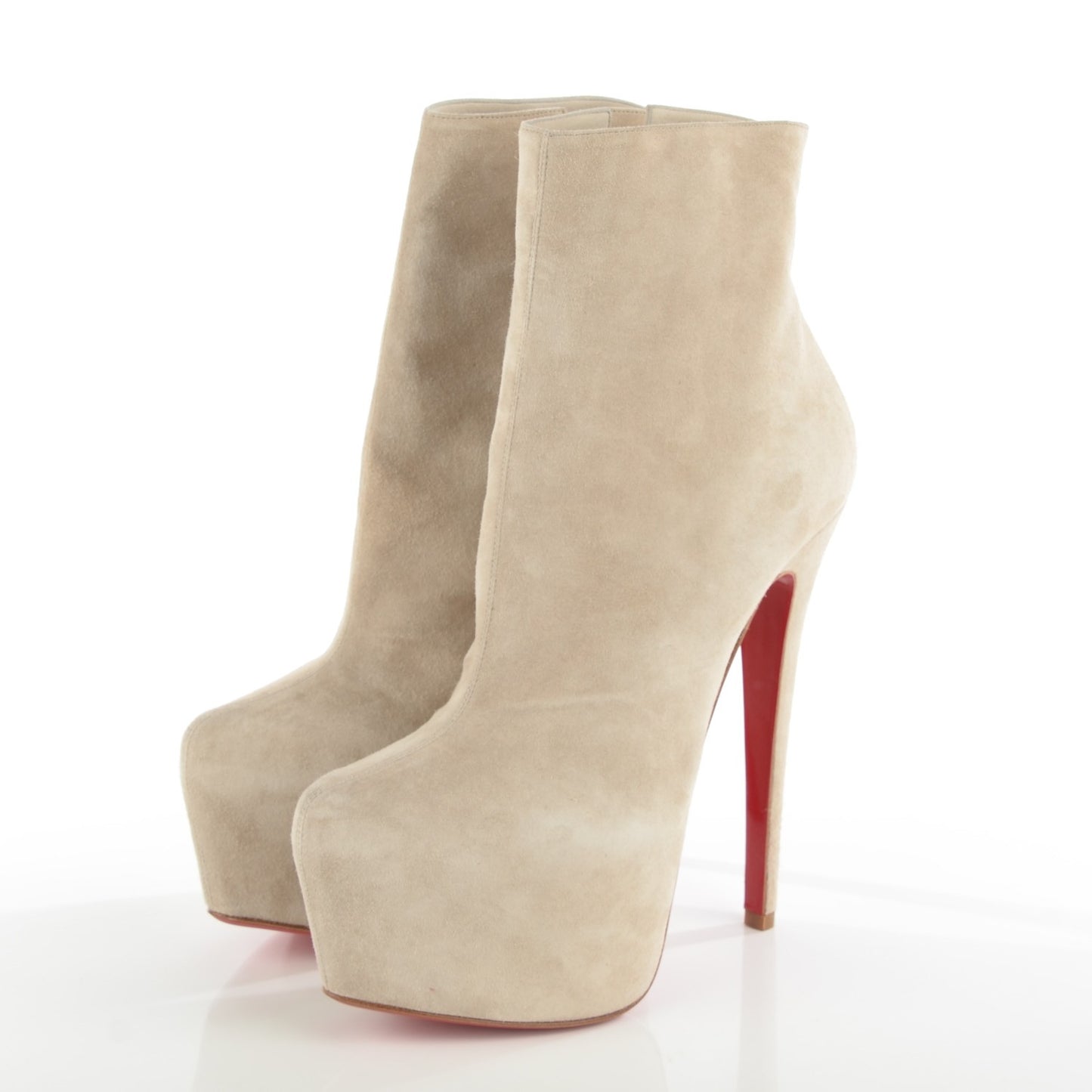 Suede Daf Booty 160 Ankle Boots 37.5 Stone