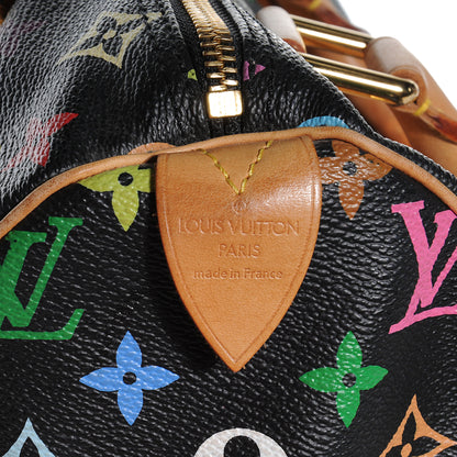 Louis Vuitton Monogram Multicolor Speedy 30 Black 7 of 7
