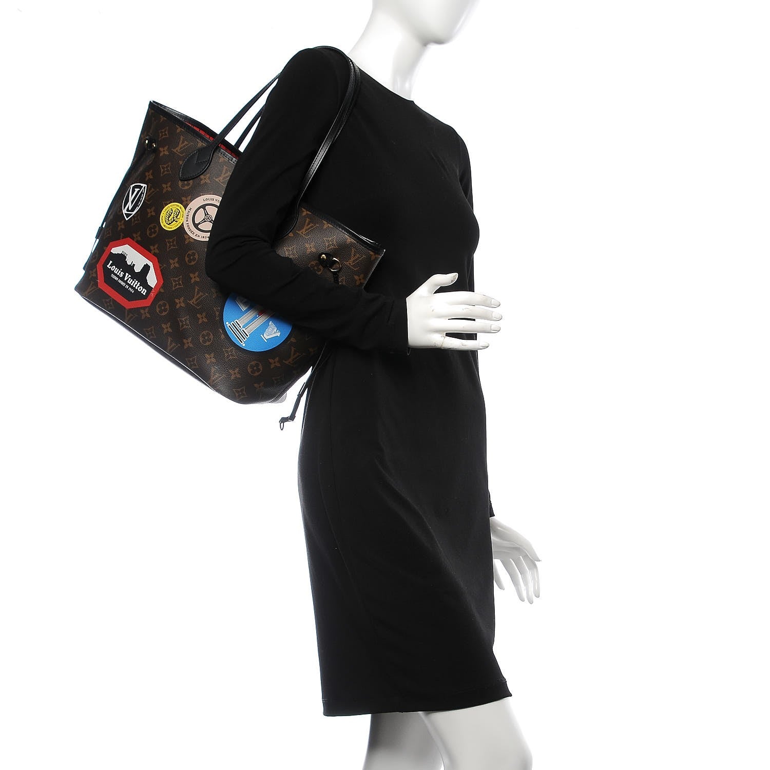 Louis Vuitton Monogram World Tour Neverfull MM 2 of 10