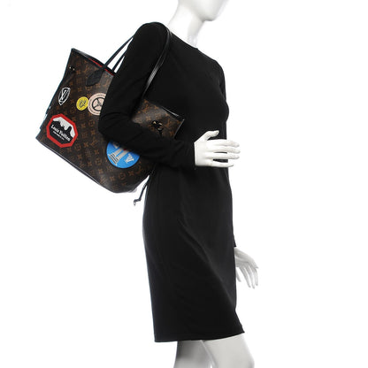 Louis Vuitton Monogram World Tour Neverfull MM 2 of 10